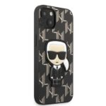 Karl Lagerfeld KLHCP13SPMNIKBK iPhone 13 mini 5,4" hardcase black Monogram Ikonik Patch - imagine 4