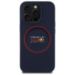 Red Bull RBHMP14L24SIILVR iPhone 14 Pro 6.1" hardcase navy Silicone Red Ring MagSafe - imagine 3