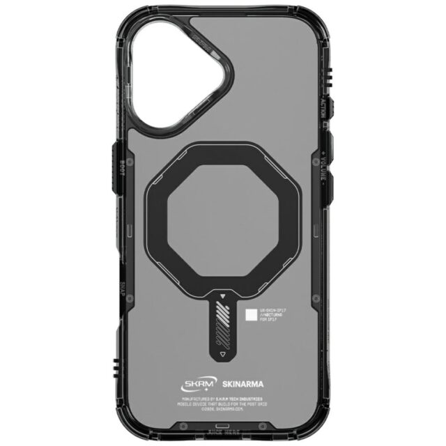 Skinarma Saido Case for iPhone 17 Magnetic Charging Black - imagine 4