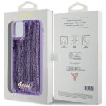 Guess GUHCN61PSFDGSU iPhone 11 / Xr 6.1" purple hardcase Sequin Script Metal - imagine 8