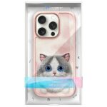 Nimmy case iPhone 16 Pro 6.3" pink Big Eyed Pet 2.0 Cat - imagine 9