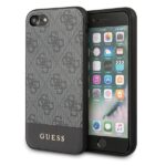 Guess GUHCI8G4GLGR iPhone 7/8/SE 2020/SE 2022 grey hardcase 4G Stripe Collection