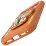 Etui Nimmy Cool&Cute 2.0 Cat do iPhone    17 Pro Max z magnetyczną zawieszką pomarańczowy - imagine 2