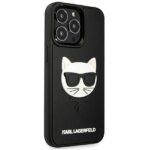 Karl Lagerfeld KLHCP13XCH3DBK 13 Pro Max 6,7" black hardcase 3D Rubber Choupette - imagine 4