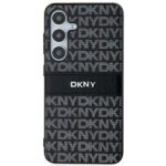 DKNY DKHCS24MPRTHSLK S24+ S926 black hardcase Leather Mono Stripe & Metal Logo - imagine 3