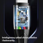 USAMS U35 Lightning Cable 2A Fast Charge 1m white SJ364USB02 (US-SJ364) - imagine 5