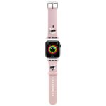 Karl Lagerfeld Strap KLAWLSLKCNP Apple Watch 42/44/45/49mm pink strap 3D Rubber Karl&Choupette