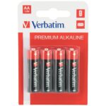 Verbatim Alkaline Battery AA LR6 4pcs 49921 - imagine 5