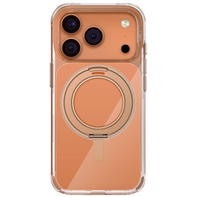 UNIQ Swivix Case for iPhone 17 Pro 360 Rotating Kickstand Gold - imagine 2
