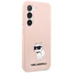 Karl Lagerfeld KLHCS23SSNCHBCP S23 S911 hardcase pink Silicone Choupette - imagine 4