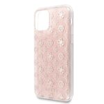 Guess GUHCN61TPERG iPhone 11 6,1" / Xr pink hard case 4G Peony Glitter - imagine 3