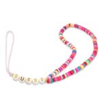 Guess Phone Strap GUSTGMPP multicolor pink Heishi Beads