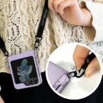 Araree Canvas Diary Case Sam Z Flip5 F731 purple AR10-01778C - imagine 5