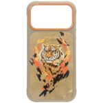 Nimmy Tiger MagSafe case for iPhone 17 Pro light brown
