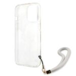 Guess GUHCP13LHFLSU iPhone 13 Pro / 13 6,1" purple hardcase Flower Strap - imagine 7