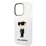 Karl Lagerfeld KLHCP14XHNIKTCT iPhone 14 Pro Max 6,7" transparent hardcase Ikonik Karl Lagerfeld - imagine 6