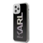 Karl Lagerfeld KLHCP12MKLMLBK iPhone 12/12 Pro 6,1" black hardcase Karl Logo Glitter - imagine 2