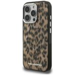 Case Karl Lagerfeld IML Leopard Pattern  MagSafe for iPhone 16 Pro Max brown - imagine 2