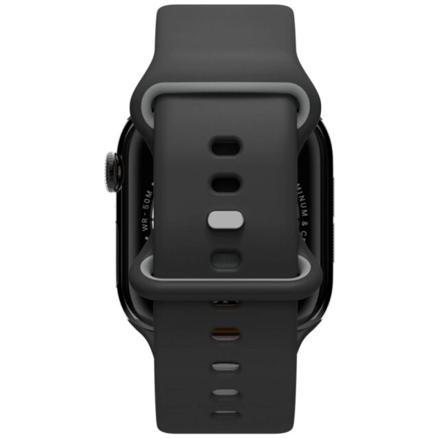 Band Spigen Nano Pop for Apple Watch6/7/8/9/10/11/SE/SE3/Ultra1/ 2 / 3(44/45/46/49mm)black - imagine 3