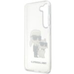 Karl Lagerfeld KLHCS23MHNKCTGT S23+ S916transparent hardcase Glitter Karl&Choupette - imagine 7