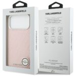 Karl Lagerfeld FW Stamped Karl MagSafe Case for iPhone 17 Pro Max Pink - imagine 8