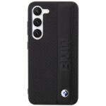 Etui BMW BMHCS23M22RDPK S23+ S916 black hardcase Leather Textured & Stripe - imagine 3