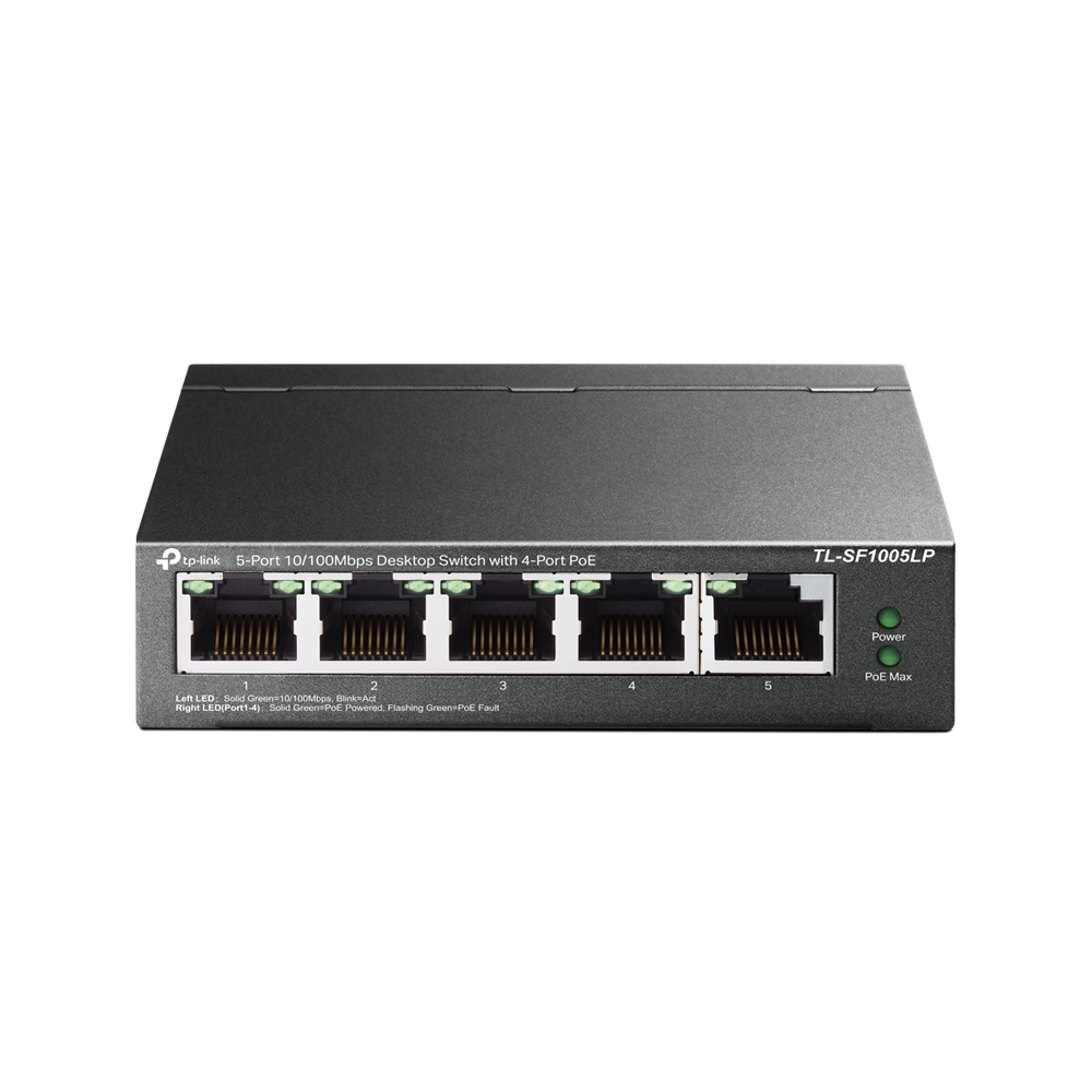 cps-34af06c09fd34bc4e68d903761d7f3ea-2025-12-05-10-21-14 TP-Link TL-SF1005LP | Switch | 5x RJ45 100Mb/s, 4x PoE - imagine 1