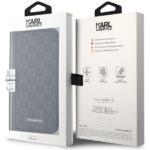 Karl Lagerfeld KLBKP14SSAKLHPK iPhone 14/ 15 / 13 6.1" bookcase black Saffiano Monogram - imagine 7