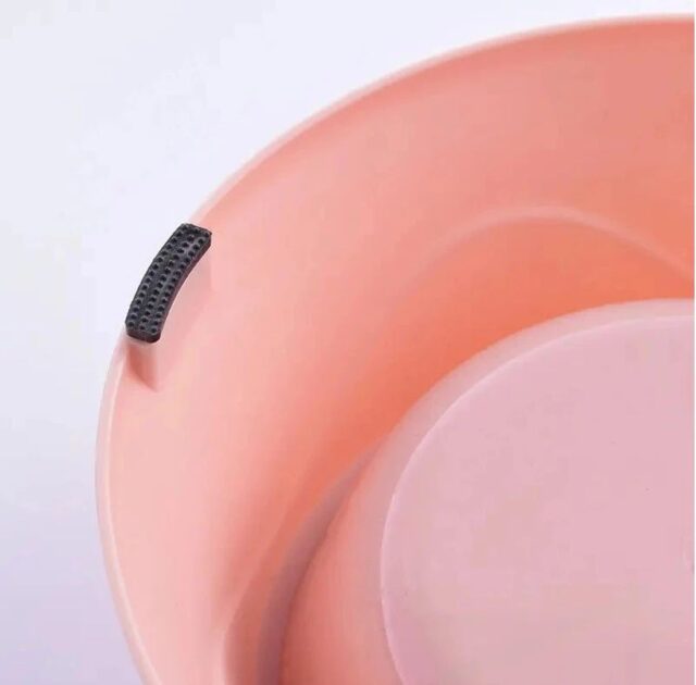 Double Dog Cat Bowl Extralink Pets, Metal 2-in-1 for Dry Wet Food and Water pet-825 - imagine 4