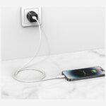 USAMS U90 cable 2.4A USB-A to Lightning white - imagine 3