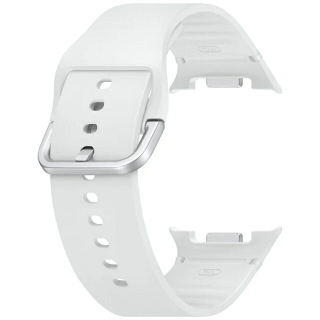 Band Samsung Sport for Galaxy Watch8 / Watch8 Classic (M/L) white - imagine 3