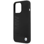 Case BMW BMHCP13LSLBLBK iPhone 13 Pro / 13 6.1" black hardcase Silicone Signature Logo - imagine 6