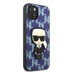 Karl Lagerfeld KLHCP13SPMNIKBL iPhone 13 mini 5,4" hardcase blue Monogram Ikonik Patch - imagine 4
