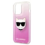 Karl Lagerfeld KLHCP13LCTRP iPhone 13 Pro / 13 6,1" hardcase pink Choupette Head - imagine 6