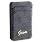 Guess Wallet Card Slot Stand GUWMSHG4SHK black MagSafe 4G Classic Logo - imagine 3
