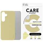 CARE by PanzerGlass Fashion QI case for Samsung Galaxy S25 chardonnay