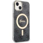 Guess GUHMP14SH4STK iPhone 14 / 15 / 13 6.1" black hardcase 4G MagSafe - imagine 3