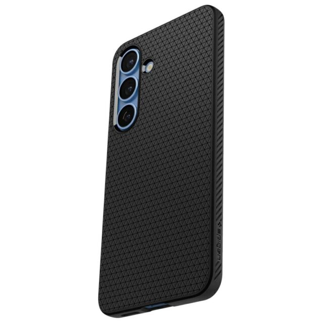 Case Spigen Liquid Air for Samsung Galaxy S25 matte black - imagine 7