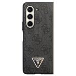 Guess GUHCZFD5P4TDPK F946 Z Fold5 black hardcase Leather 4G Diamond Triangle - imagine 2