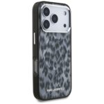 Karl Lagerfeld IML Leopard Pattern MagSafe Case for iPhone 17 Pro Black - imagine 4