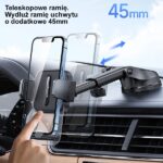 USAMS holder for dashboard/windshield black ZJ072ZJ01 (US-ZJ072) - imagine 4