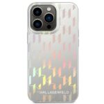 Karl Lagerfeld KLHCP14XLGMMSV3 iPhone 14 Pro Max 6,7" hardcase silver Monogram Iridescent - imagine 2