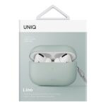 UNIQ Lino Case AirPods Pro 2 gen Silicone mint green - imagine 5