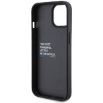 BMW BMHCP15S22NBCK iPhone 15 / 14 / 13 6.1" black Leather Carbon - imagine 7