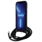 Karl Lagerfeld KLHCP14XSAKCPSK iPhone 14 Pro Max 6.7" hardcase black Crossbody Saffiano Metal - imagine 4