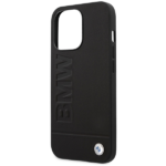 BMW BMHMP14LSLLBK iPhone 14 Pro 6,1" black hardcase Signature Logo Imprint Magsafe - imagine 6