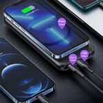 USAMS power bank PB62 10000mAh 20W QC3.0+PD magnetic wireless Fast Charge blue 10KCD17104 (US-CD171) - imagine 6