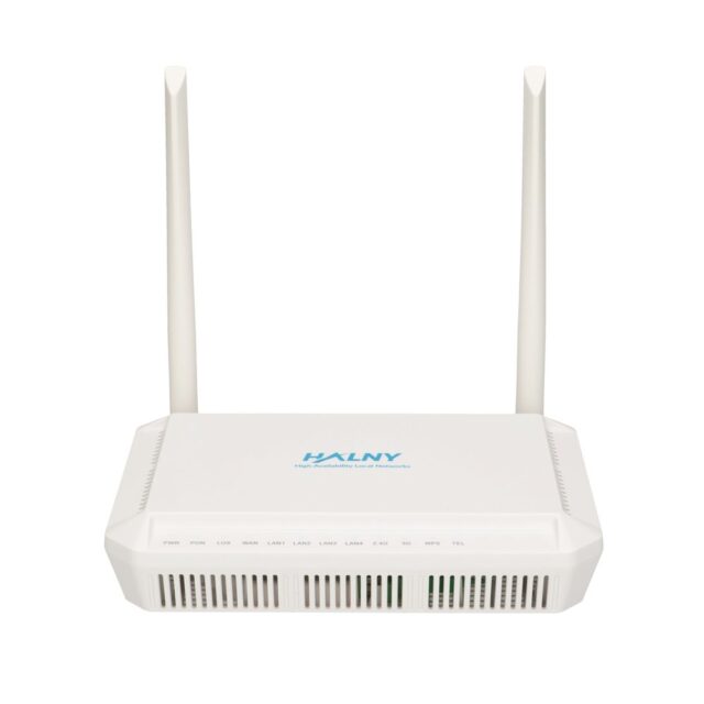 HALNy HL-4GMV4 | ONT | GPON ONT B+ SC/APC, AC Wave2, Dual Band 2x2 MIMO, 4x RJ45 1000Mb/s, 1x RJ11 - imagine 3