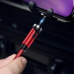 USAMS U59 Magnetic Lightning Cable 2.1A Fast Charge 1m Braided red SJ472USB02 (US-SJ472) - imagine 2