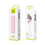 USAMS Selfie Stick M1 Mini 3.5mm pink ZB5201 (US-ZB052) - imagine 6